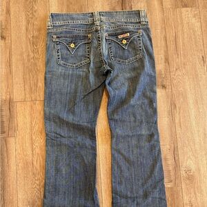 Hudson Boot Cut Blue Jeans with stretch